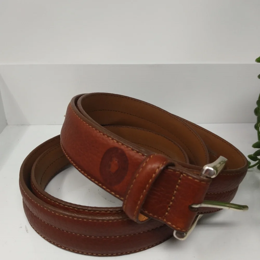 H S Trask & Co Authentic Bison Belt